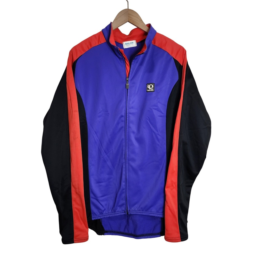 Pearl‎ Izumi Jacket Sweater Women's XL Cycling Full Zip Purple Red Black